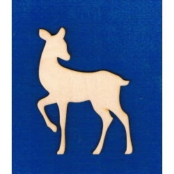 SKLEJKA #3mm Sarenka 10x7,5cm   , kolekcja : zwierzątka leśne , sarna